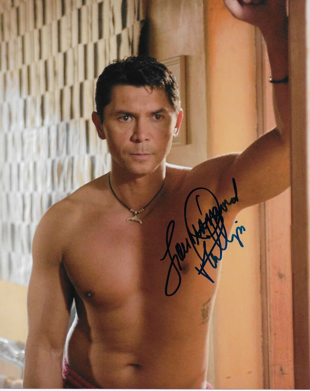 Lou Diamond Phillips Original Autographed 8X10 Photo Poster painting #2 @HollywoodShow -La Bamba