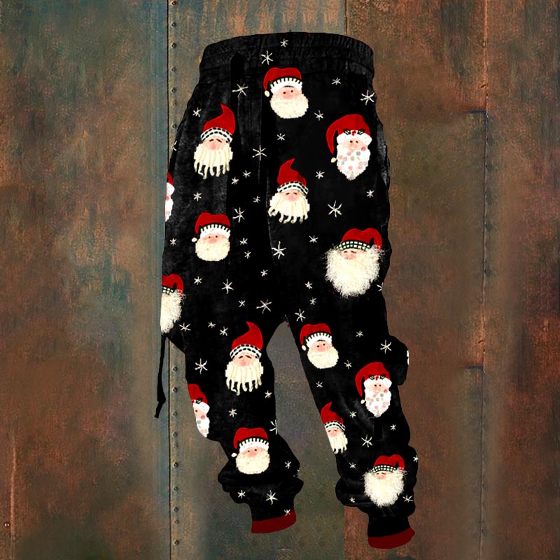 Santa Claus Costume Print Sweatpants wearshes