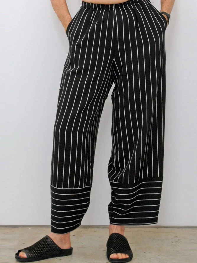Casual Striped Pants