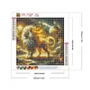 Diamond Painting-DIY Full Round Drill Lion
