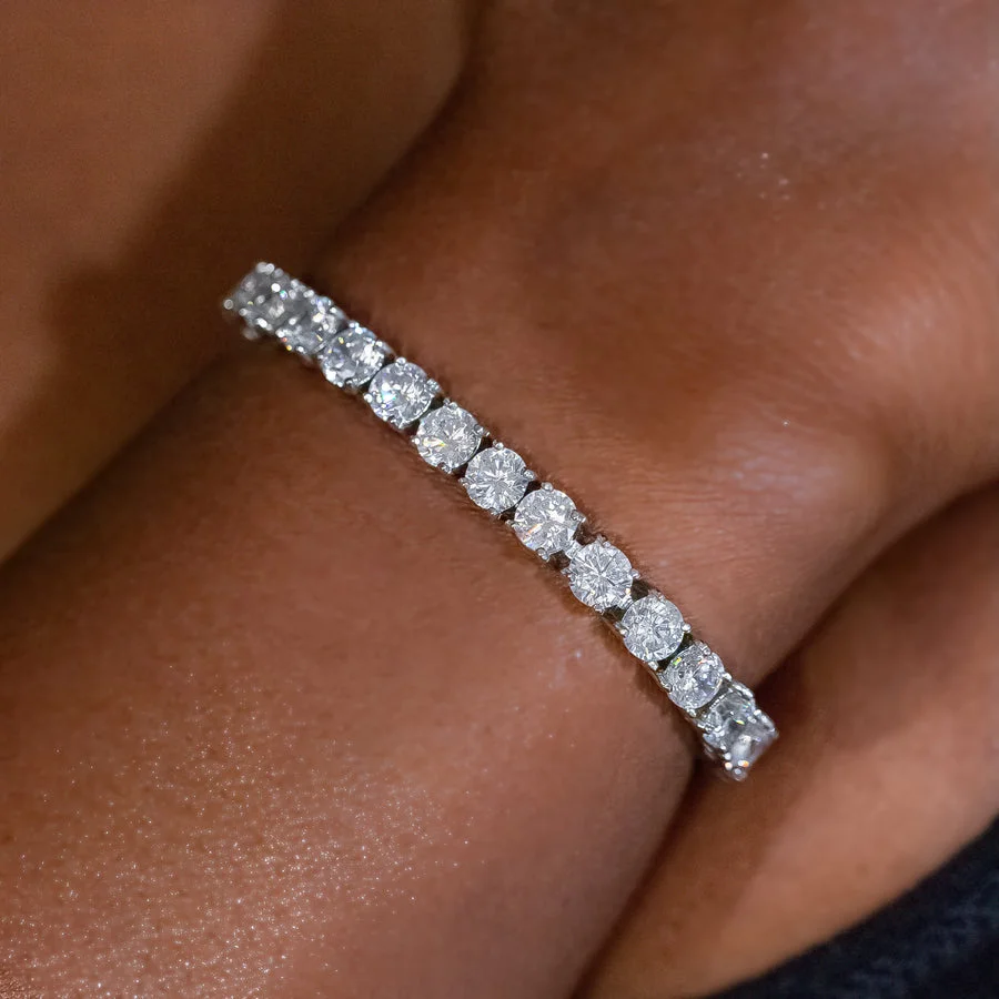 6MM Iced Out Zircon Tennis Women Bracelet-VESSFUL