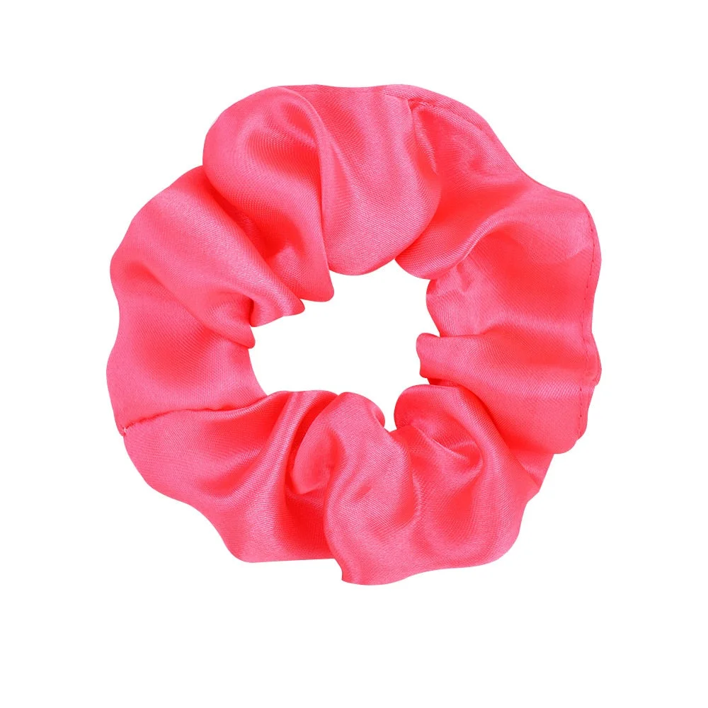 4 inches Women Multicolor Silk Scrunchie Elastic Handmade Hair Band Ponytail Holder Hairband Headband Hair Accessories