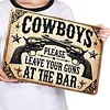 Cowboy - Vintage Metal Signs - 20*30cm/30*40cm - Western
