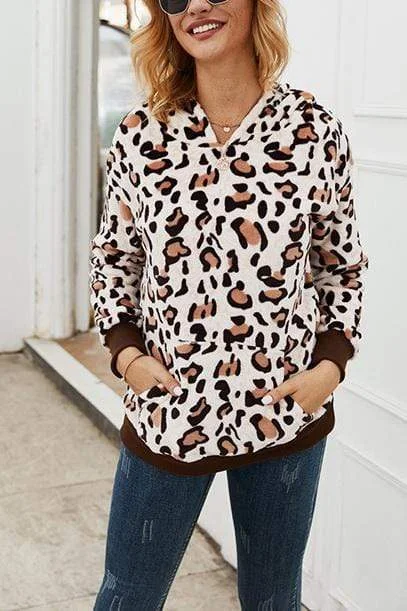 Sexy Leopard Print Long Sleeve Top