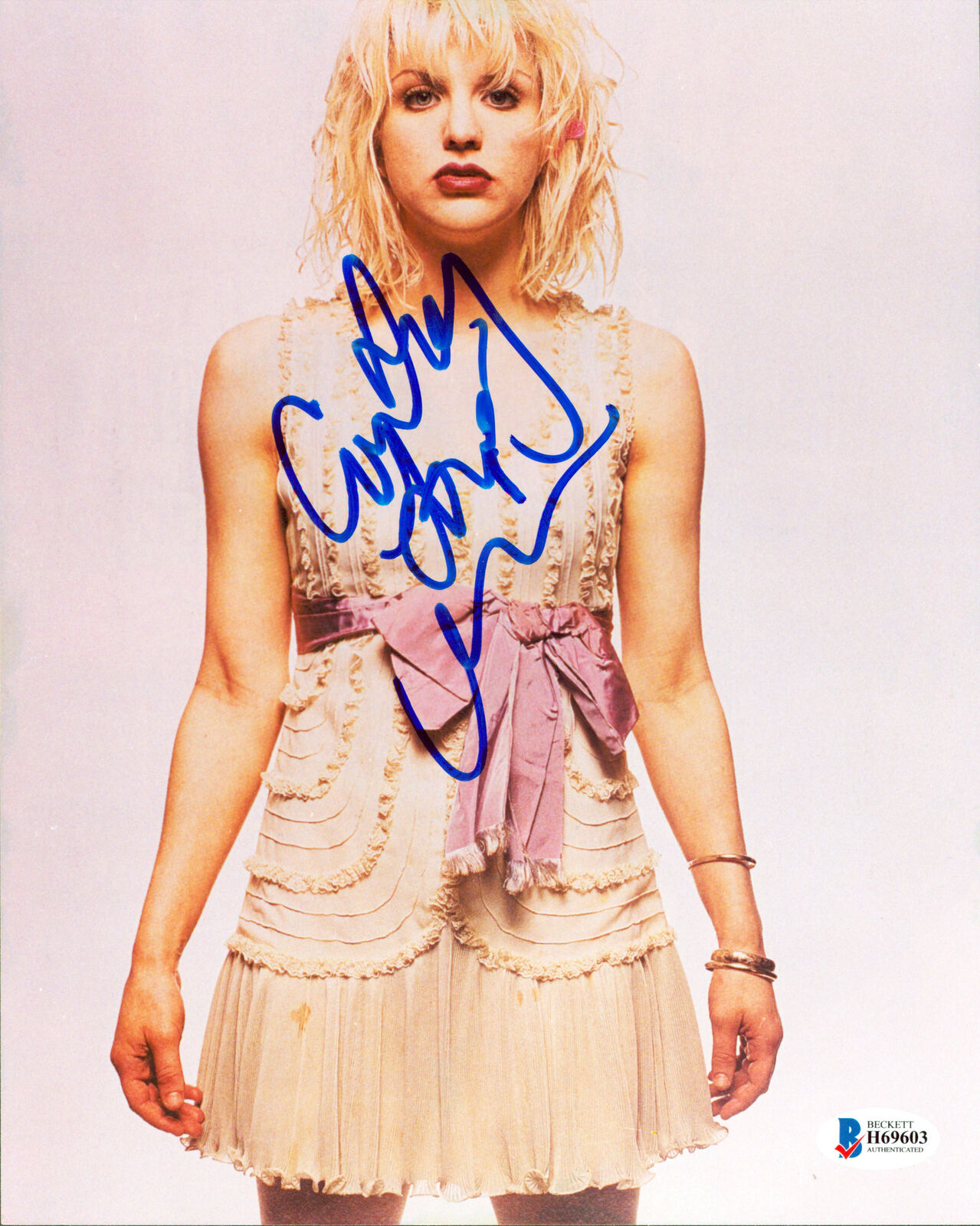 Courtney Love Hole Authentic Signed 8x10 Photo Poster painting Autographed BAS #H69603