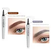 🔥Achetez 1 obtenez 1 Gratuitement🔥-Stylo &agrave; Sourcils Microblading 3D &eacute;tanche &agrave; 4 Pointes de fourche pour tatouage