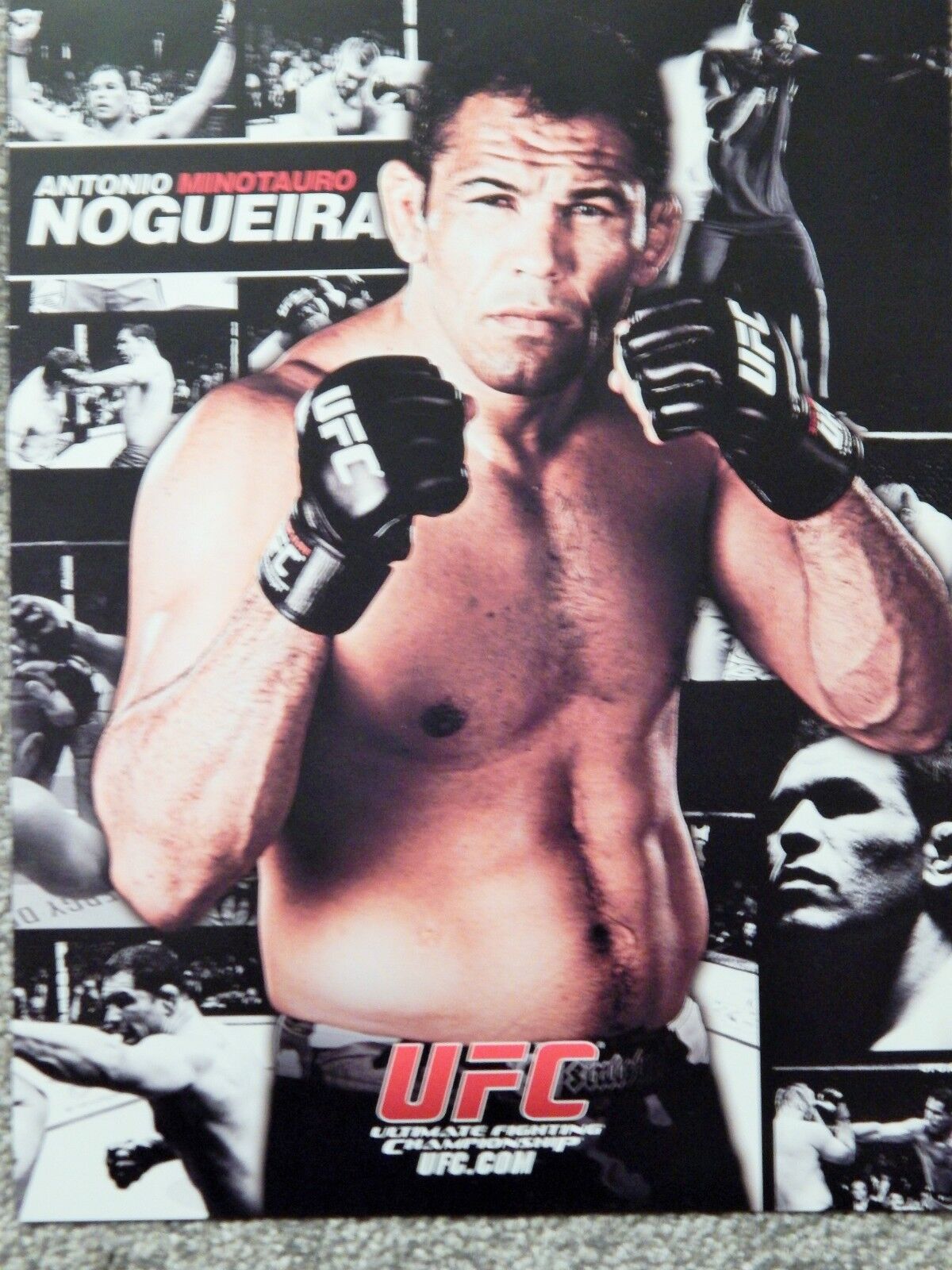 UFC ANTONIO MINOTAURO NOGUEIRA DELUXE 8 1/2 X11 OFFICIAL Photo Poster painting COLLECTIBLE