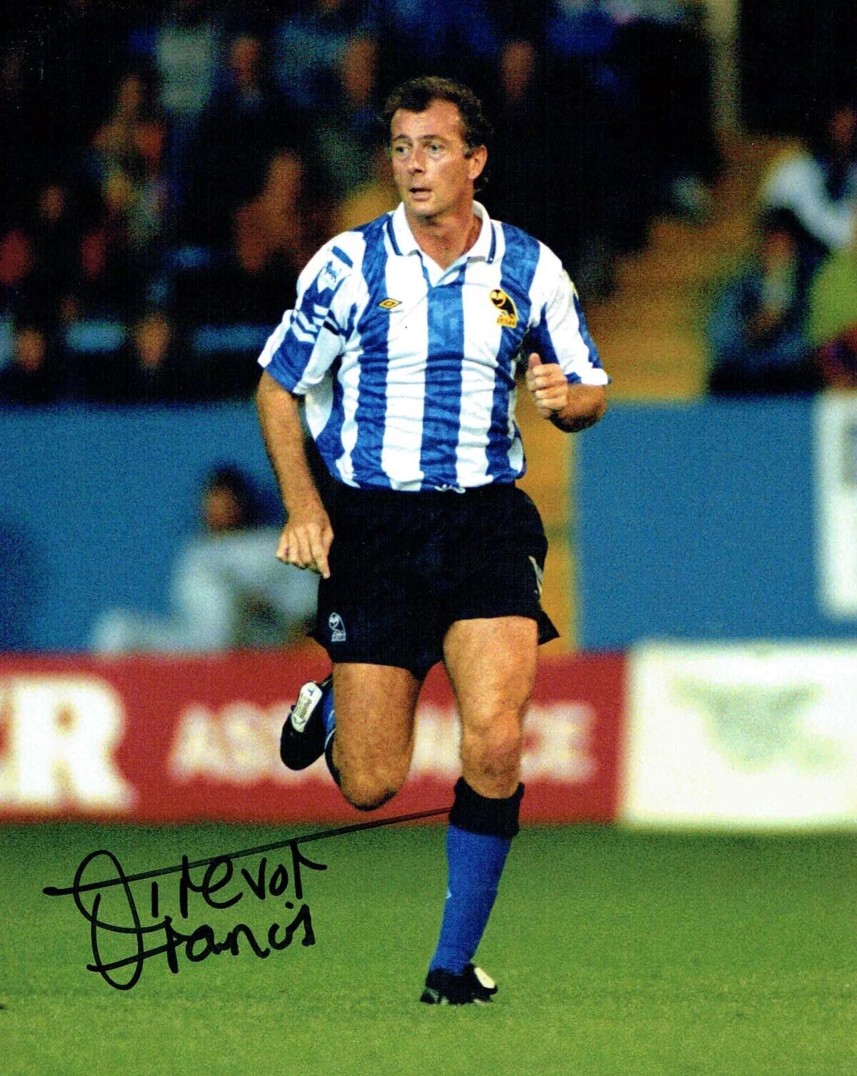 Trevor FRANCIS SIGNED Autograph 10X8 Photo Poster painting AFTAL COA Sheffield Wednesday Legend