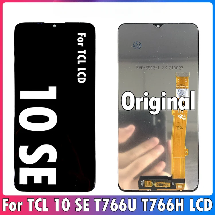 6.52" Original For TCL 10 SE T766H T766J T766U T766A LCD Touch Panel Screen Digitizer Assembly For TCL 10SE LCD Repair Parts
