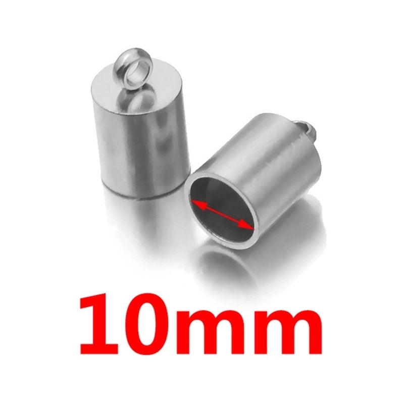 1 Piece Stainless Steel Solid Color Connection Buckle Minimalist