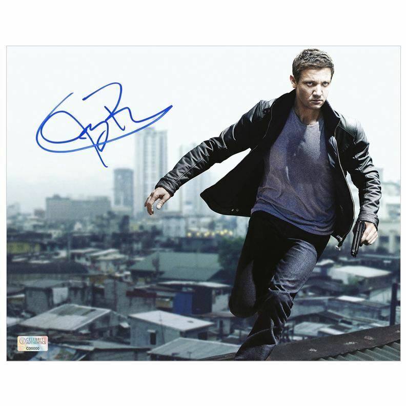 Jeremy Renner Autographed Bourne Legacy Aaron Cross 8x10 Photo Poster painting