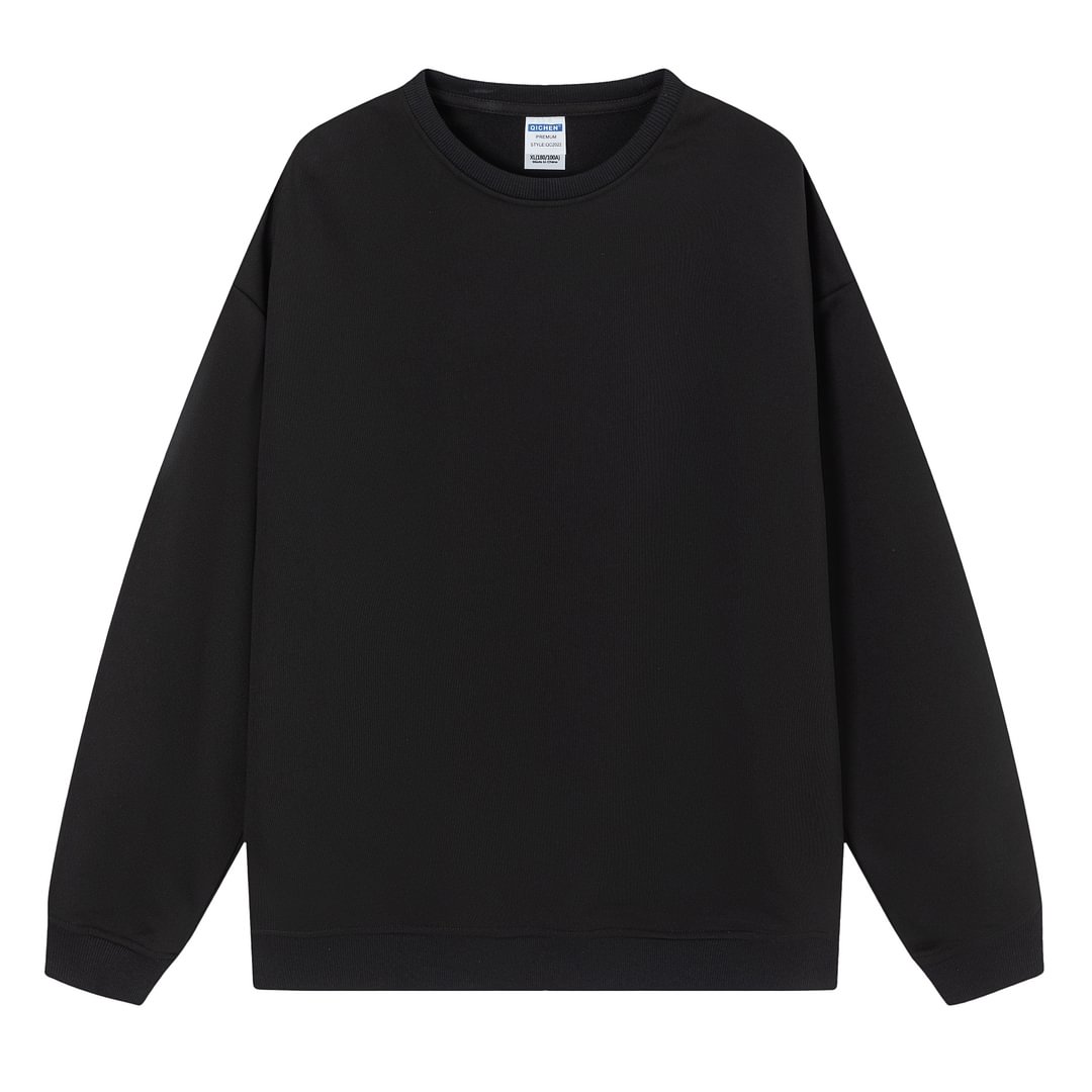 Men's Basic Black Sweatshirt