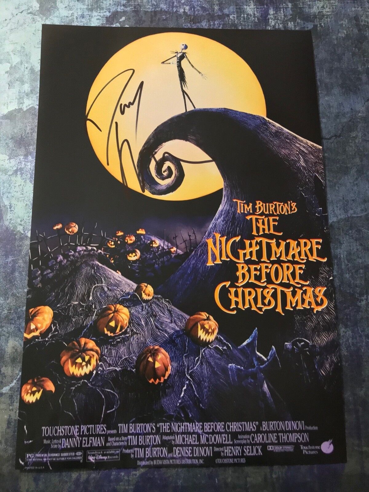 GFA The Nightmare Before Christmas * DANNY ELFMAN * Signed 12x18 Photo Poster painting D4 COA