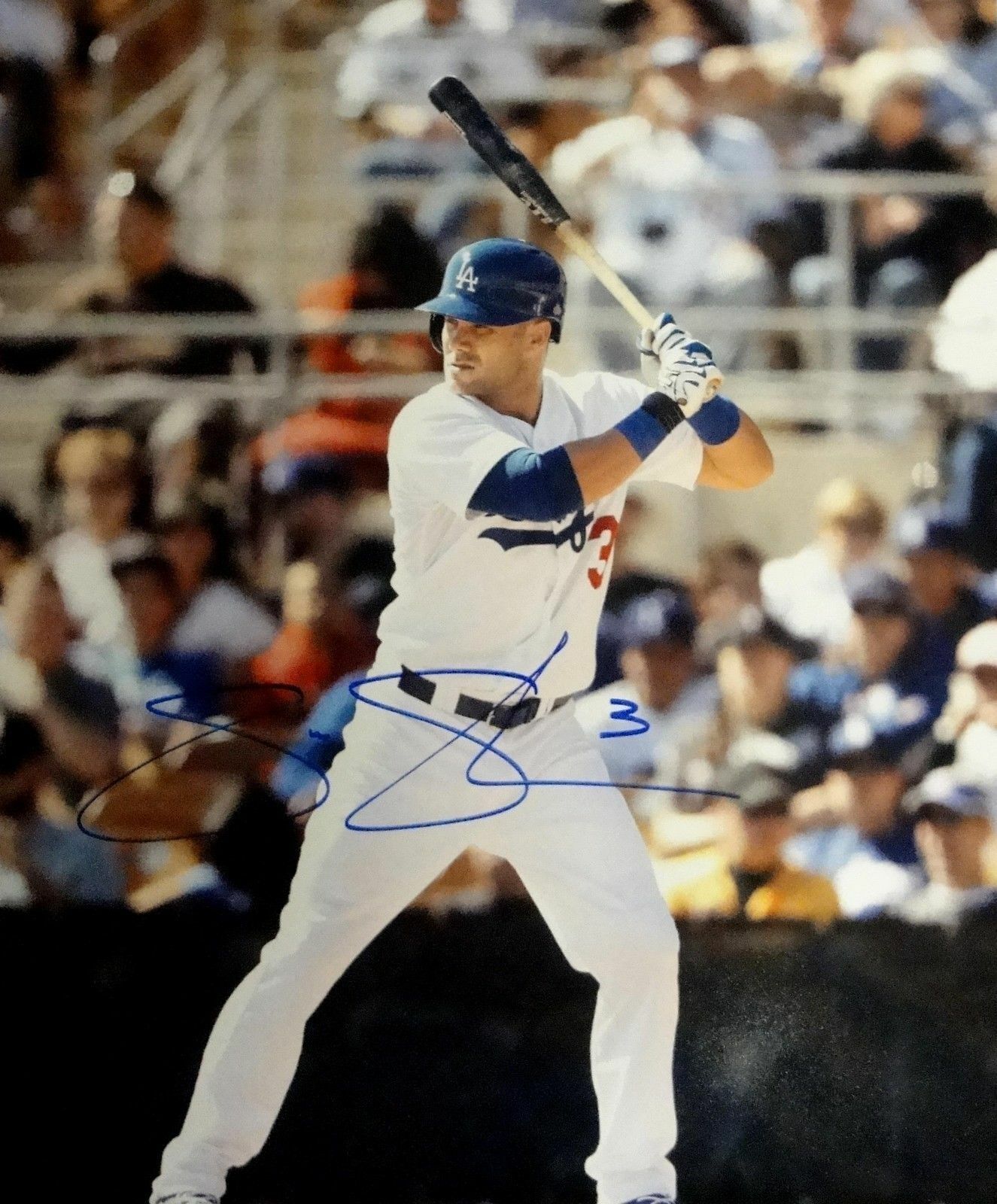 Skip Schumaker Hand Signed Autographed 16x20 Photo Poster painting LA Dodgers At Bat