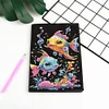 Cute Animal 5D Diamond Painting Notebook Diamond Art Diary Book Kits (Fish)