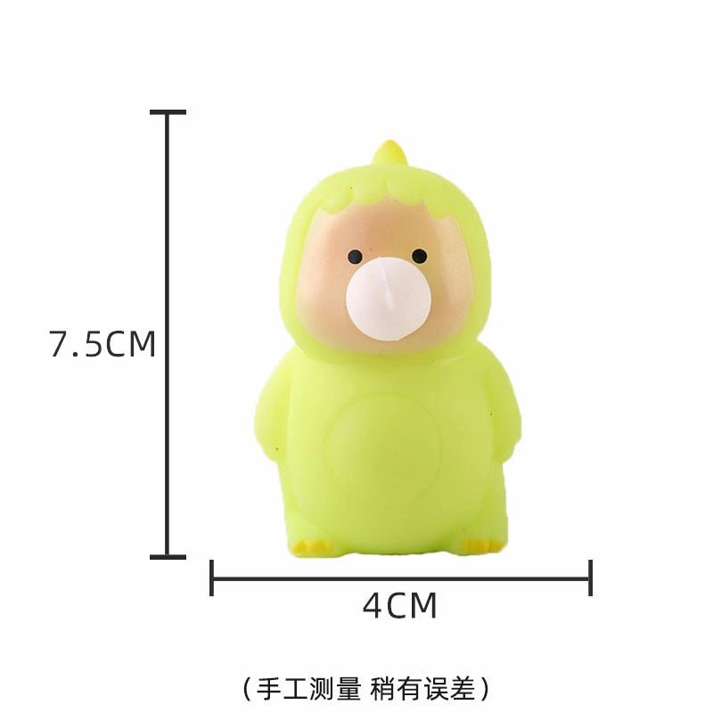 Squishy Toy Christmas Animal Santa Claus Snowman PVC TPR Toys