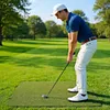 [US Local Warehouse] 5x5ft Thickening Golf Mat 35mm Artificial Hitting Training Mat Gifts for Men Dad