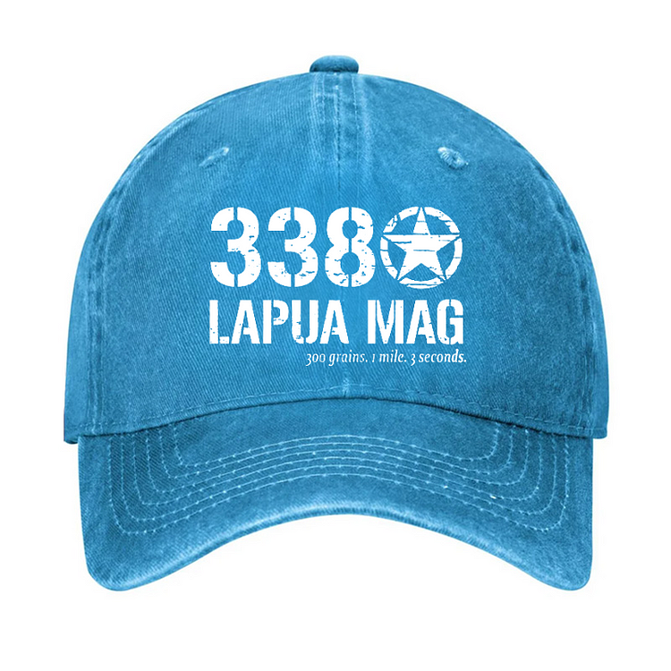 338 Lapua Mag 300 Grains 1 Mile 3 Seconds Hat