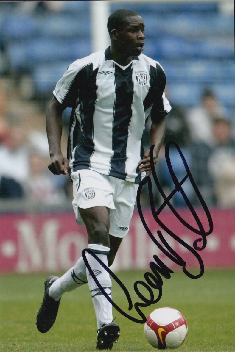 WEST BROM HAND SIGNED LEON BARNETT 6X4 Photo Poster painting 1.