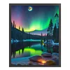 Aurora Scenery-11CT Stamped Cross Stitch 40*50cm/15.75*19.69in