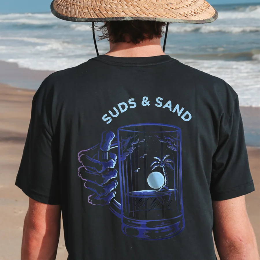 Suds & Sand Printed Men's T-shirt