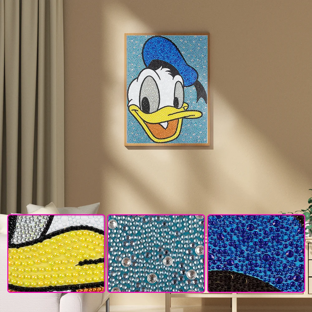 Diamond Painting - Full Crystal Rhinestone - Duck(30*40cm)