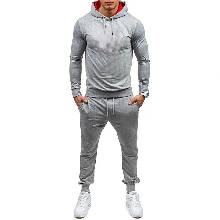 PASUXI Best Selling Mens Hoodies Gym Sport Set Custom Logo Long Sleeve Sweatshirt Men Jackets With Hoodies huanwei