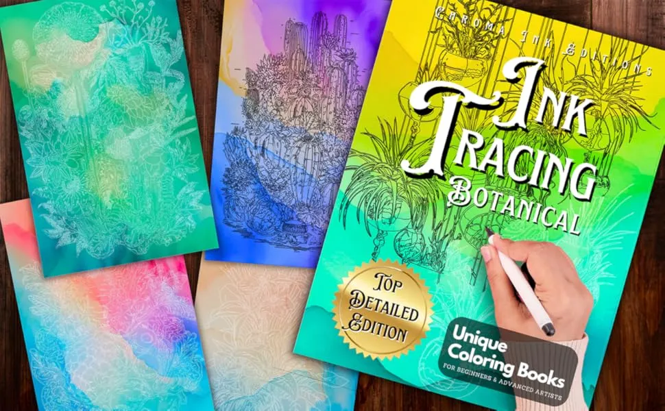 Flower coloring book