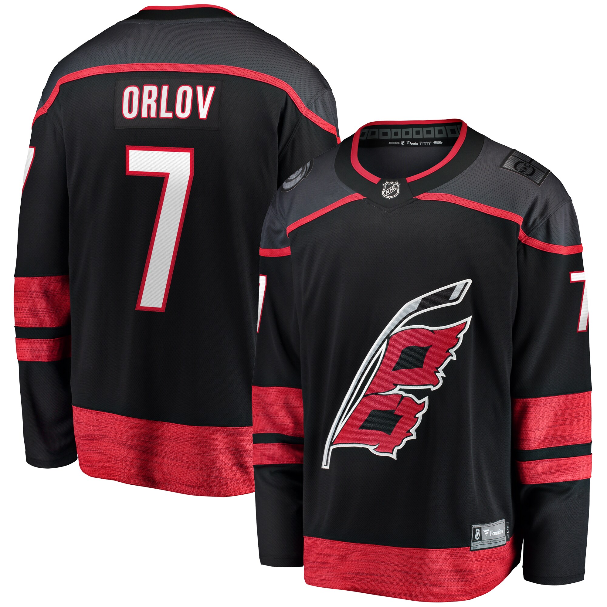 Dmitry Orlov Carolina Hurricanes Fanatics Home Breakaway Jersey &ndash; Black mysite