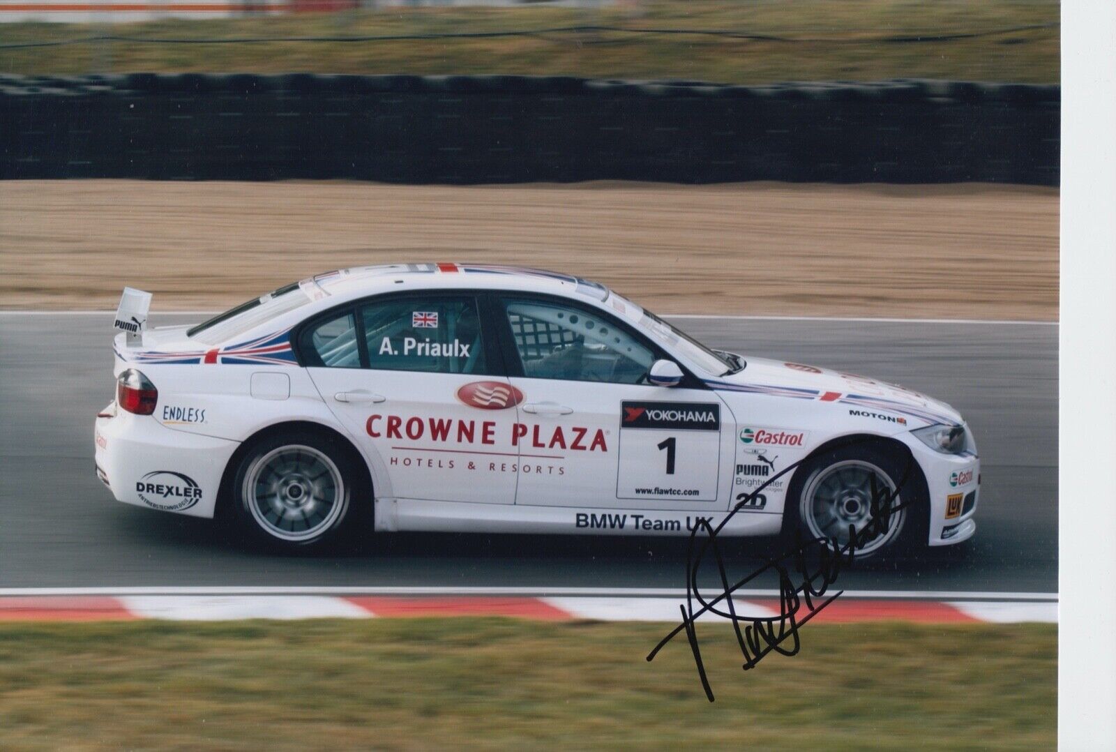 Andy Priaulx Hand Signed 12x8 Photo Poster painting Touring Cars Autograph BMW Racing 2