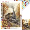 Woods Train-Full Square Diamond Painting 30*40CM