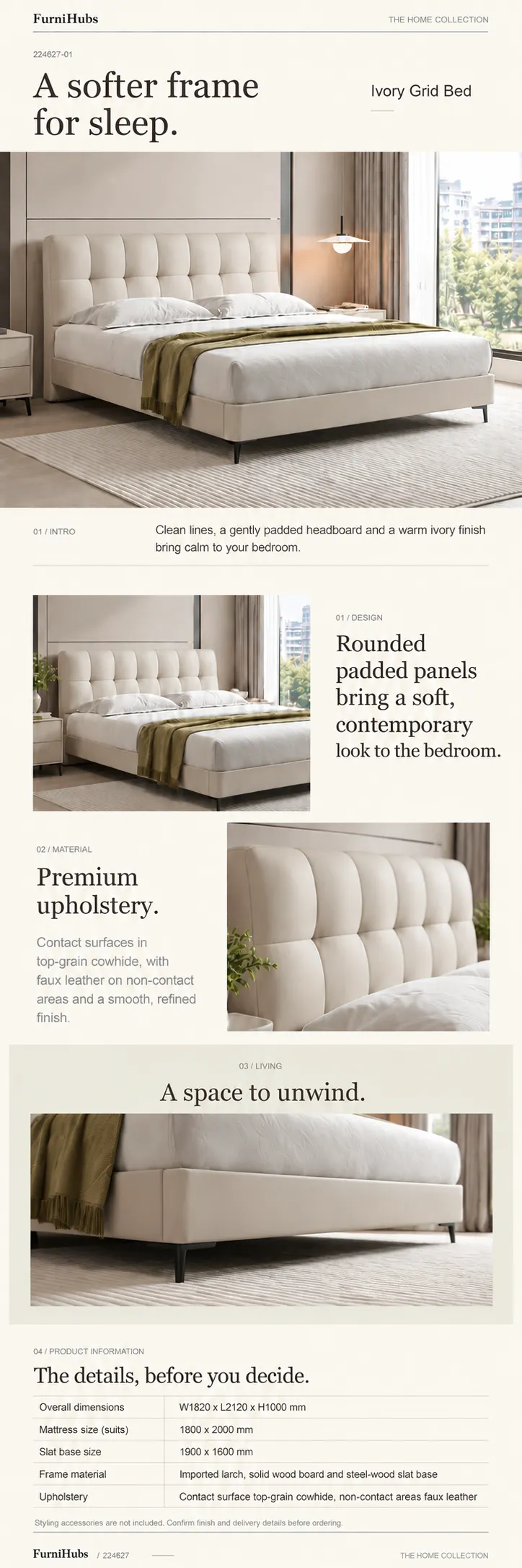 Upholstered Bed 224627
