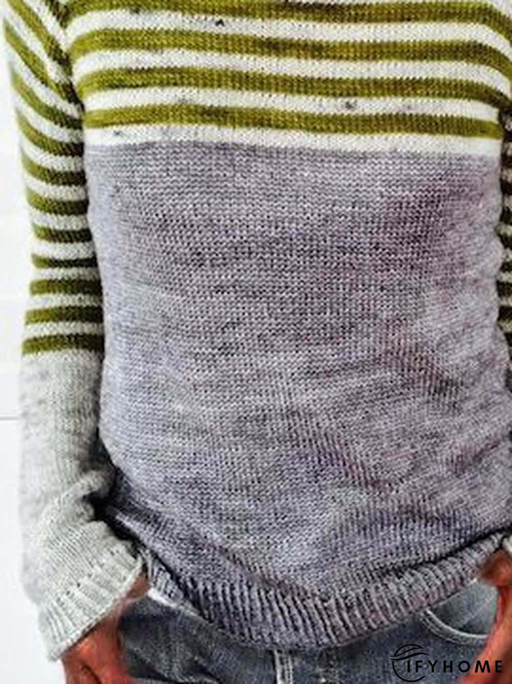 Shift Long Sleeve Tunic Sweater Knit Jumper | IFYHOME