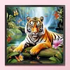 (Counted/Stamped)Tiger-11CT Cross Stitch 40*40cm/15.75*15.75in
