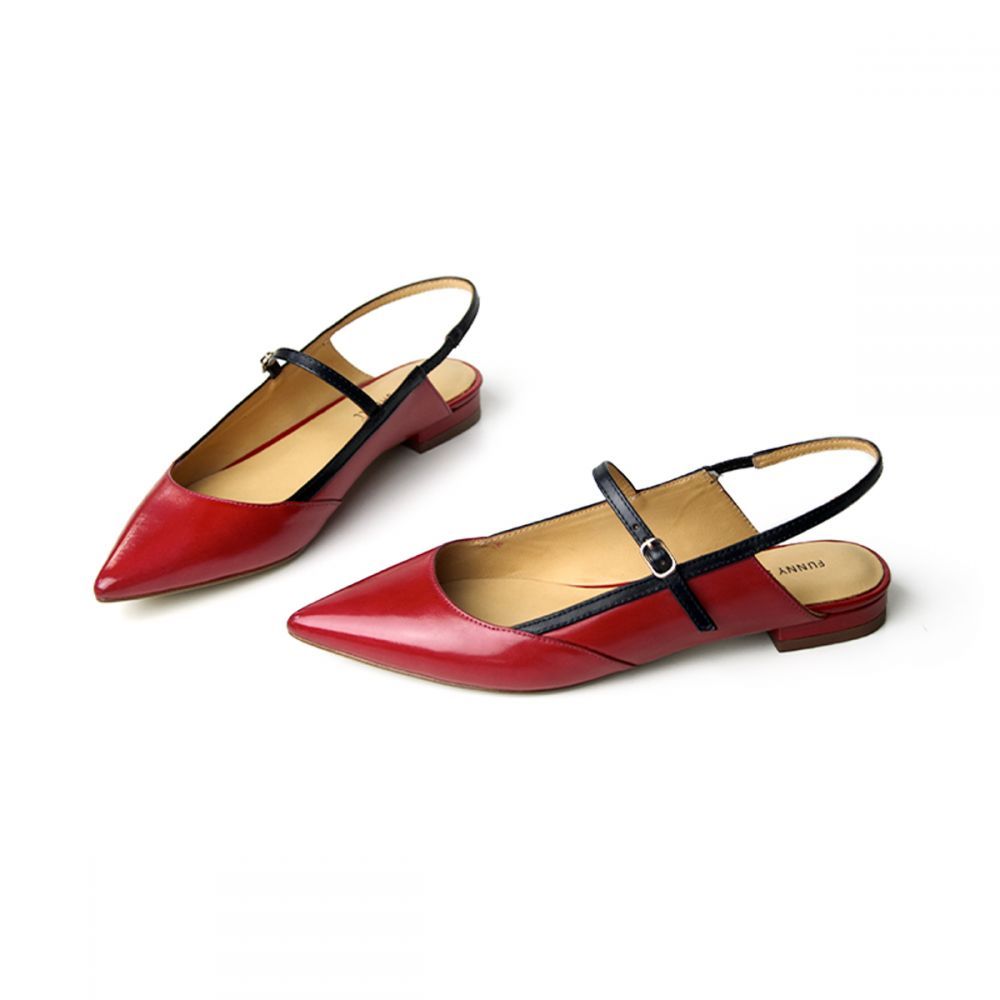 Slide Sandals Trending Shoes Slingback Flats For Ladies