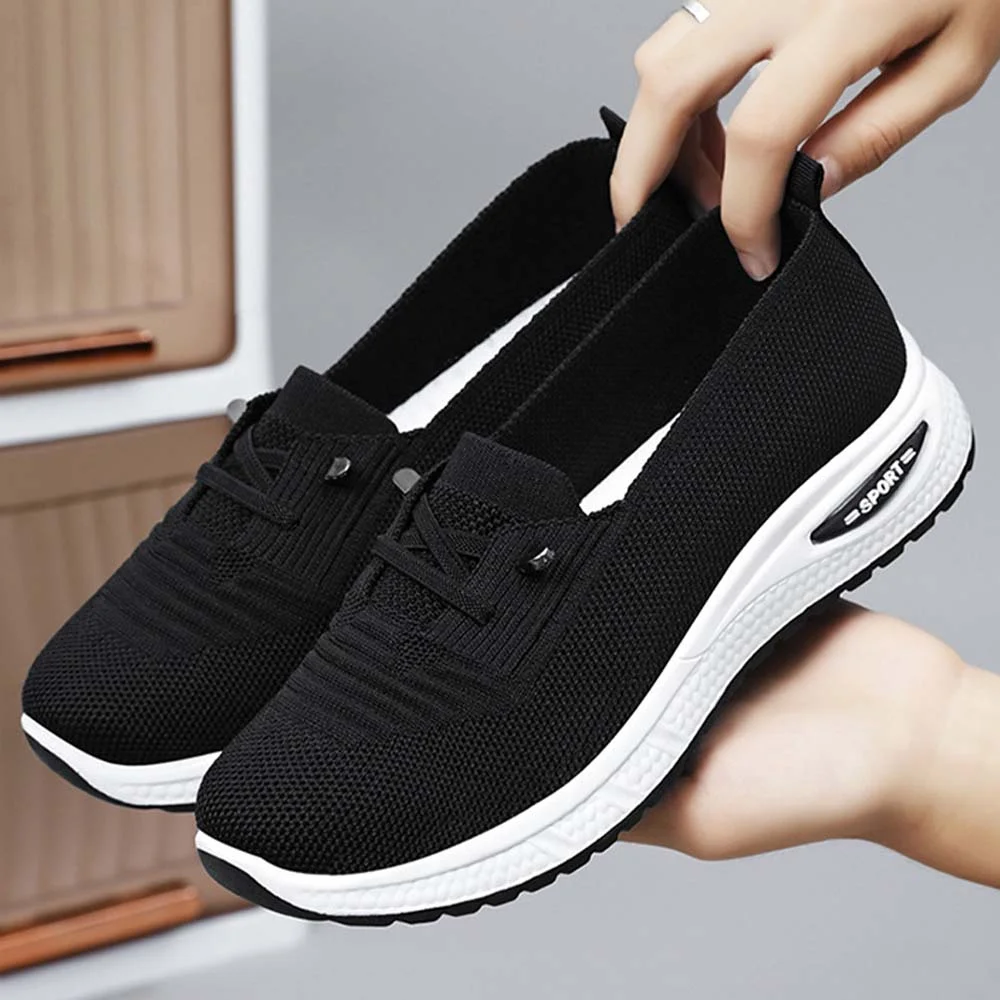 Smiledeer Women's new thick-soled breathable casual shoes