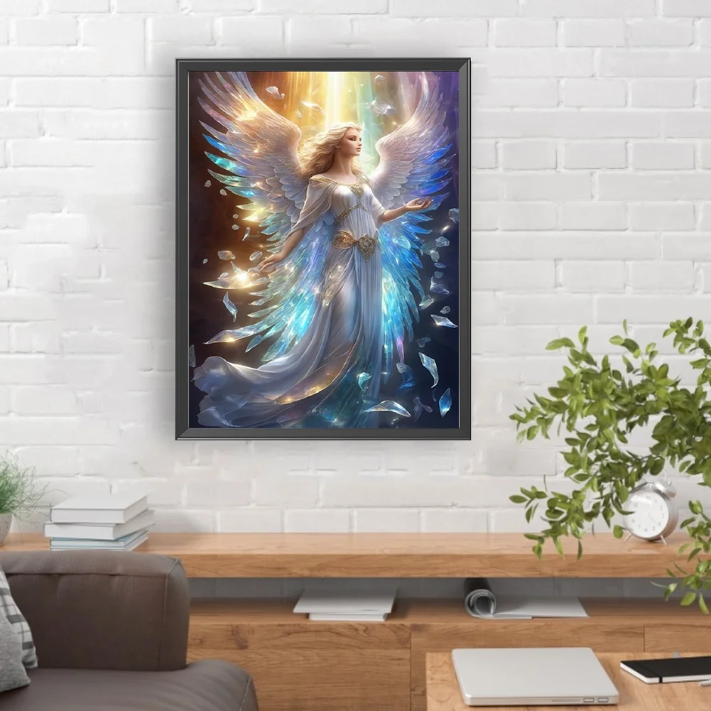Diamond Painting - Full Round Drill - Winged Angel(Canvas|30*40cm)