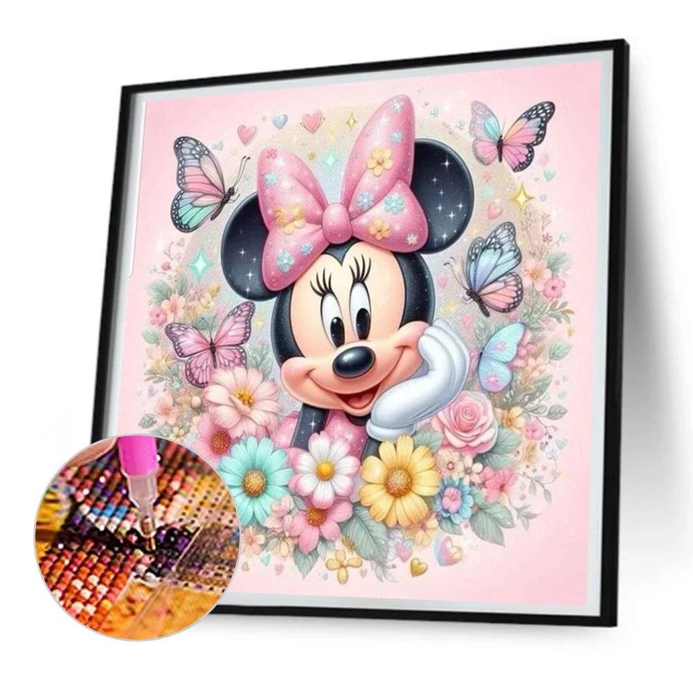 Diamond Painting - Full Round Drill - Mickey Mouse(Canvas|30*30cm)
