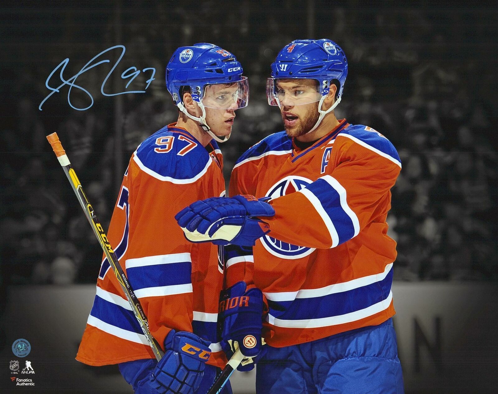 Connor Mcdavid Autographed Signed 8x10 Photo Poster painting Oilers REPRINT