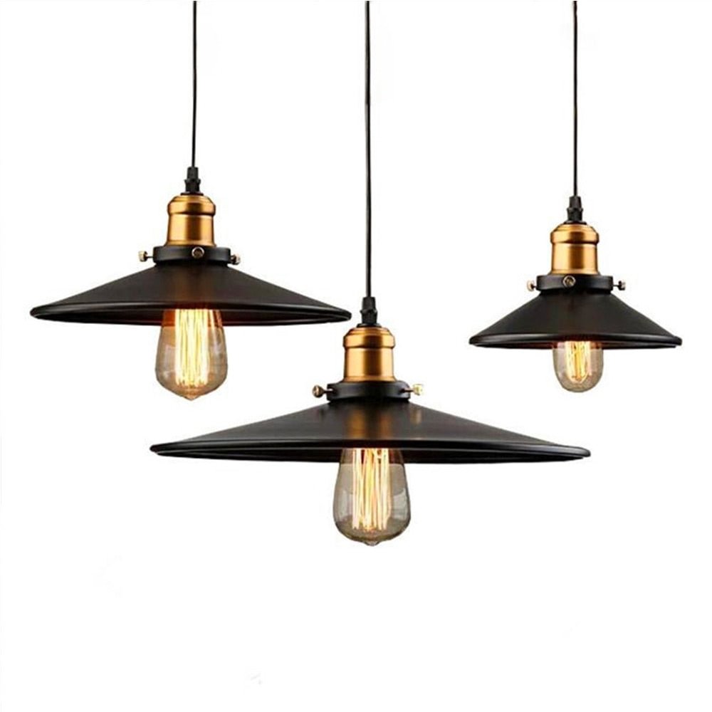 E27 Edison Bulb Light Fixture Nordic Vintage Pendant Lamp Luminarias Indoor Lighting Retro Pendant Lamps Light For Restaurants