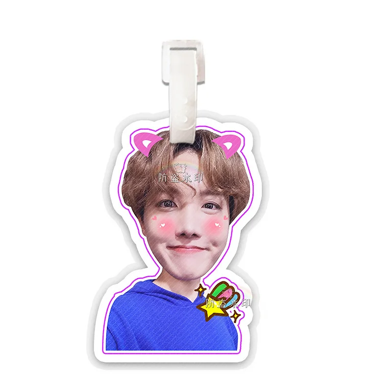 BTS J-hope Cute Backpack Suitcase Decoration
