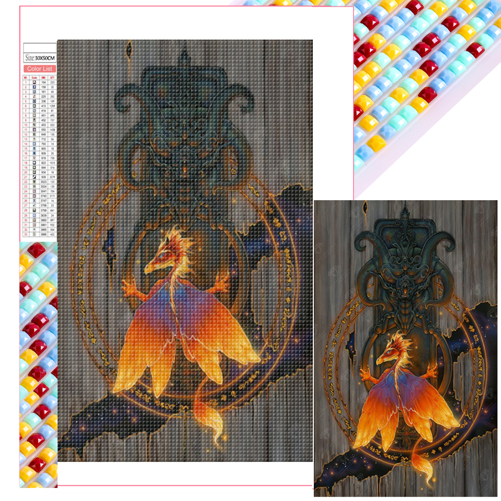 Guardian Of The Door 30*50cm(picture) full square drill diamond painting