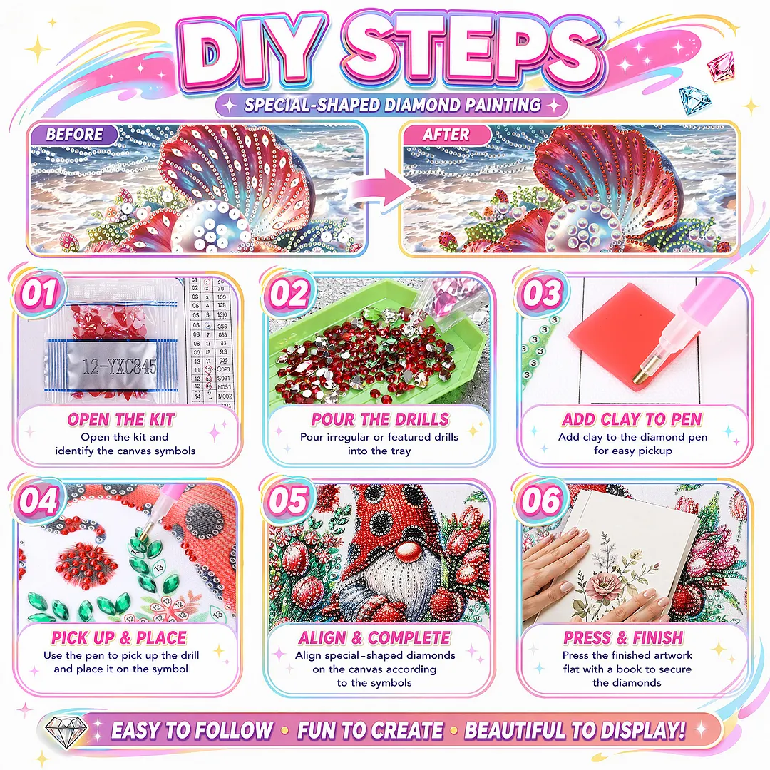 Beach Hibiscus Beaded Decor Special Shaped 5D DIY Partial Drill Diamond Painting Kits for Adults Beginners Home Decor Diamonds Dots Gem Art Kits 11.81 X11.81inch