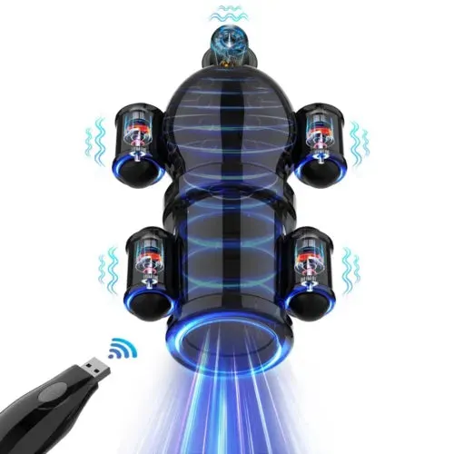 Vibrating Penis Head Massager Male Masturbator Glans Vibrator Sex Toys for- Men