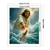 Jesus Saves-11CT Stamped Cross Stitch 40*50cm/15.75*19.69in tapestrymarket