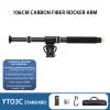 YT03 Camera Overhead Shooting Bracket Extension Rod SLR Mobile Phone Photography Integrated Horizontal Shooting Rod With 1/4 Inch And 3/8 Inch Screws, 360° Rotation, Multi-angle Photography, Load-Bearing Up To 33 Pounds