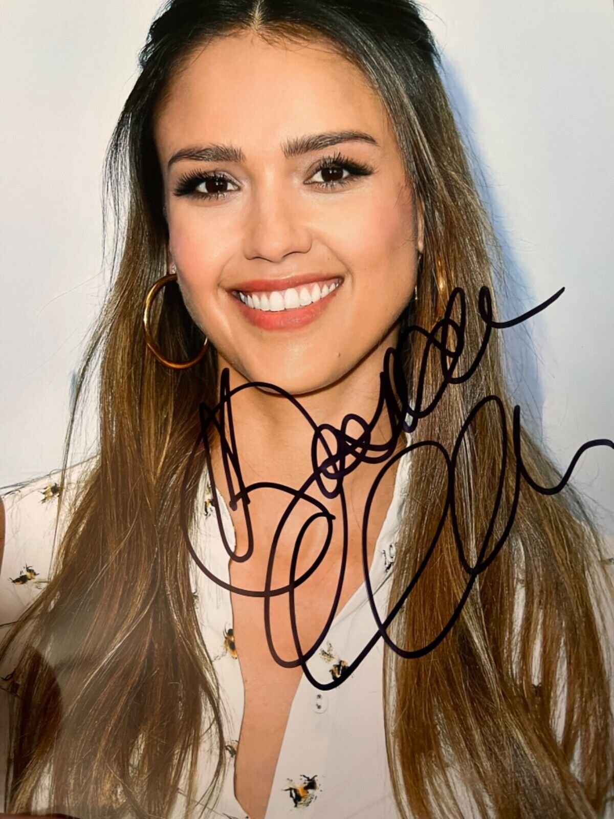 Jessica Alba signed 8x10 Photo Poster painting autograph picture super sexy hot Star Wars