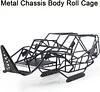 AMK Metal Chassis Metal Body Roll Cage Full Tube Frame for 1/10 RC Crawler Axial Wraith Truck 90018 90020 90031 Upgrade Parts