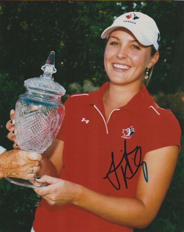 JENNIFER KIRBY SIGNED LPGA GOLF 8x10 Photo Poster painting #4 Autograph PROOF