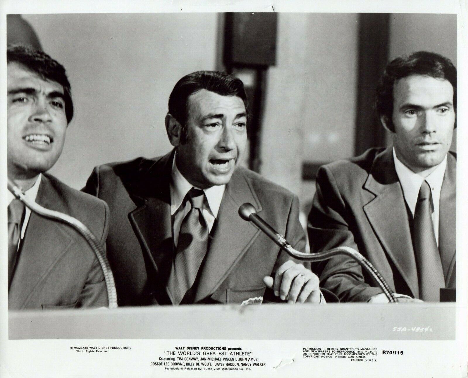 HOWARD COSELL 1973 Movie Vintage Promo 8x10 Photo Poster painting THE WORLD'S GREATEST ATHLETE